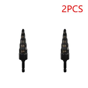 5 In 1 Air Conditioner Copper Pipe Expander Swaging Drill Bit Set Swage Tube Expander Swaging Flaring Tool for HVAC Repair