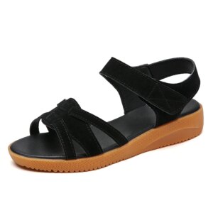 2024 New Summer Flat Women’s Shoes Sandals Outdoor Walking Comfortable Female Casual Slippers Women Sandalias Mujer