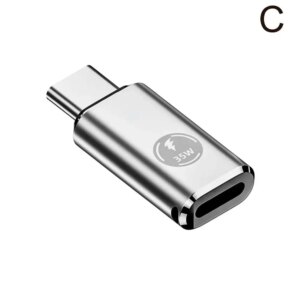 Lightning Female To USB C Male Charger Adapter For IPhone 15 Pro Max Plus IPad Type C To 8Pin Charging Data Sync Connector