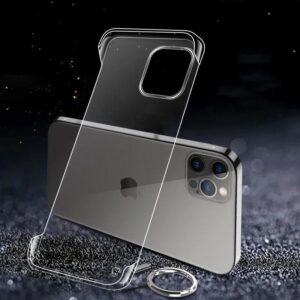 Frameless Transparent Slim Phone Case For iPhone 15 14 13 12 11 Pro Mini 8 7 Plus XR X XS Max Clear Plastic Cover