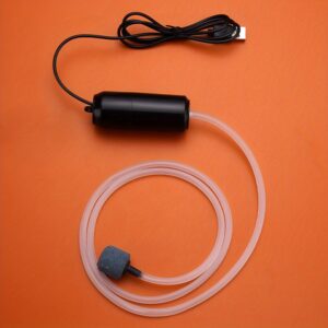 Mini Aquarium USB Air Pump Portable Fish Tank Oxygen Pump with Air Stone Ultra