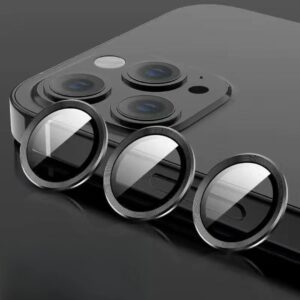 3Pcs Tempered Glass Camera Protector Cover For IPhone 11 12 13 14 15 Pro Promax Plus Pro Max Mini Rear Lens Film Protect Cap