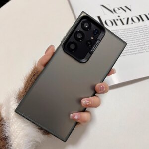 Frosted Anti Fall Phone Case for Samsung Galaxy S24 Ultra S23 S21 FE S22 S20 Plus A34 A54 A14 A54 Fall Protection Silicone Cover