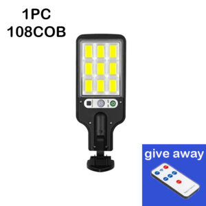 LED Solar Light Outdoor Wall Lamp 3 Mode Waterproof Motion Sensor Body Induction Garden Terrace Garage Door Street Lighting Lamp