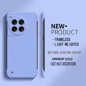 Frameless Hard PC Matte Phone Case For Oneplus 12 12R 11 11R 10T 10R 10 9R 9RT 8 9 Pro 8T Pro Protective Bumper Shell Cover