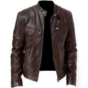 Motorcycle Jacket Men PU Leather Moto Motocross Jacket Four Season Motorbike Racing Riding Jacket Chaqueta Moto Black S-5XL SIZE