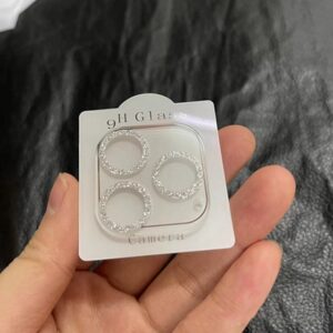 Bling Glitter Diamond Camera Lens Protector for IPhone 13 12 14 15 Pro Max Mini 14 Plus 15Pro 14Promax Tempered Glass Full Cover