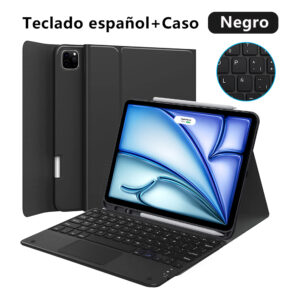 Case For iPad Pro 12.9 iPad Air 11 13 inch 2024 Keyboard Case For iPad 7 8 9 10th Generation Air 5 4 Mini 6 Magic Keyboard Cover
