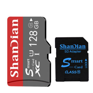 High-speed Reading And Writing TF Memory Cad for Mobile Phone Free SD Adapter 128GB/64GB/32GB/16GB/8GB Real Capacity Red
