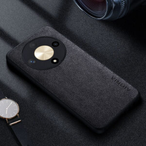 Premium Luxury leather Phone Case for Honor Magic6 Lite Pro X9b Funda Business Style Solid color Phone cover capa case