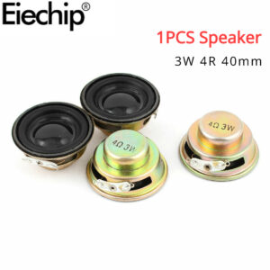 1PCS 3W 4R Speaker Horn Diameter 40MM 3 Watt 4 ohm Mini Speakers Amplifier Rubber Gasket Loudspeaker Trumpet Speaker For Arduino