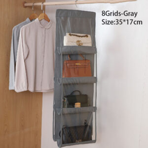 Double Sided Hanging Dust Bag Transparent Bag Storage Hanging Bag Wardrobe Sorting Organizing Storage Bag