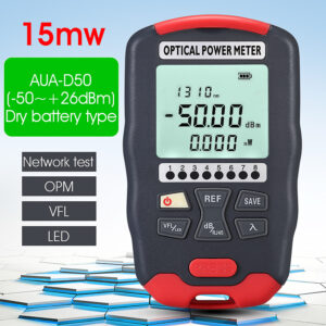 COMPTYCO AUA-DC70 Optical Power Meter -70~+10dBm 4 in 1 OPM Multifunction Fiber Network Cable Tester VFL 15-30MW(optional)
