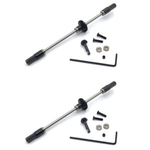 2X Metal Rear Axle Steel Gear Bridge Kit for D12 C14 C24 C34 B14 B24 B16 B36 1/16 RC Car Upgrade Parts