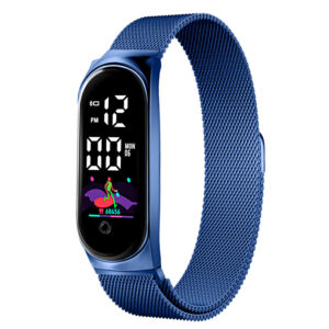M8 Milanese strap watch square new led electronic bracelet fashionable touch waterproof electronic watch