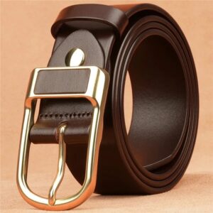 Men’s Trendy Casual Belt For Men Coboy Style Belts Pin Buckle Belt Jeans Retro Belt Business Casual Belt