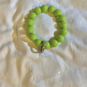 Korean Cute Candy Acrylic Beaded Phone Chain Lanyard for IPhone Women Girl Anti Lost Phone Case Strap Charm Jewelry Accessories