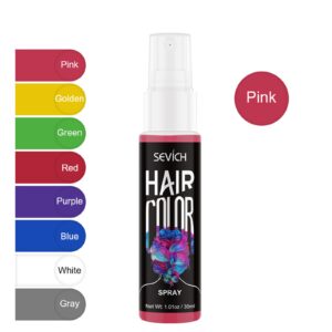 30ml Temporary Hair Color Spray Dye Tinted Lasting Security Timesave Diy Hair Color Spray Cosplay Hair Styling Art For Men Women