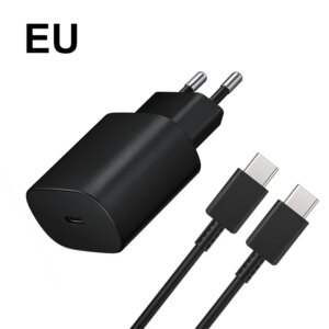 25W Super Fast Charger Power Adapter For Samsung Galaxy S22 S21 S20 FE USB Type C Cable Note 20 A52 A71 Quick Charging
