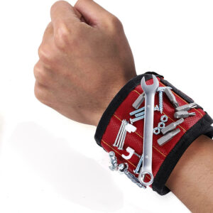 Magnetic Wristband for Holding Screws,Nails,Drilling Bits,Wrist Tool Holder Belts with Strong Magnets,Cool Gadgets for Men, wome