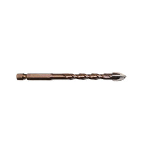 JUSTINLAU Cross Hex Tile Bits Glass Ceramic Concrete Hole Opener Alloy Triangle Drill Size 3/4/5/6/8/10/12 mm