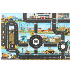 Baby Play Mat City Traffic Road Map Mat Carpet City Car Parking Lot Roadmap Traffic Signs Baby Climbing Playing Mat Game