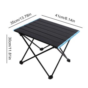Ultralight Portable Folding Camping Table High Strength Aluminum Alloy Foldable Outdoor Dinner Desk For Garden Party Picnic BBQ