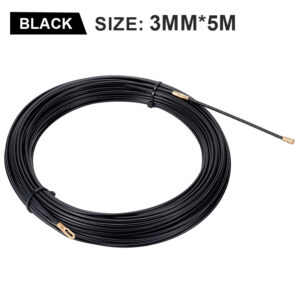 3mm 5M-40M Cable Puller Guide Push Puller Nylon Wall Wire Lead Electrician Spring Tape Conduit Threader Puller Wiring Aid Tool
