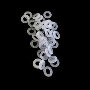 130PCS Clear Rubber O Ring Sealing gasket Switch Dampeners – Perfect for Mechanical Keyboards & Cherry MX Switches