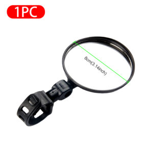 SEAMETAL Motorcycles Rearview Mirror Side Mirror For Safety View Turning Left Right Mirror Adjustable Mini Autocycle Rear View