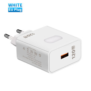 120W GaN USB Charger Quick Charger 3.0 Fast Charging Type C Cable Mobile Phone Charger Adapter For Xiaomi Samsung iPhone Charger