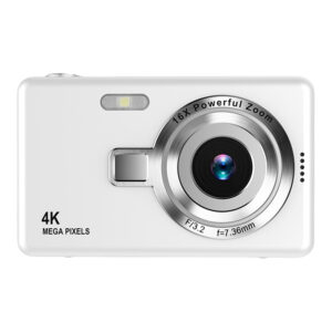 4K HD 1080P Digital Camera 16X Zoom Autofocus Vlogging Camera 2.4 Inch IPS Screen 96MP Video Camera for Kids Adult Photography