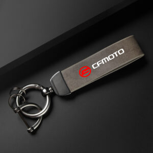 For CFMOTO CF650 650NK 400NK 250NK 400GT Accessories High-Grade leather Motorcycle Keychain Holder Keyring