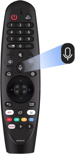 Replacement Remote Control Compatible with LG Smart TV Voice Magic Remote with Voice Pointer Function for LG TVs UHD OLED QNED