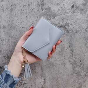 2024 New Purse Female Long And Short Cute Fringed Mini Purse Multi-card Student Wallet