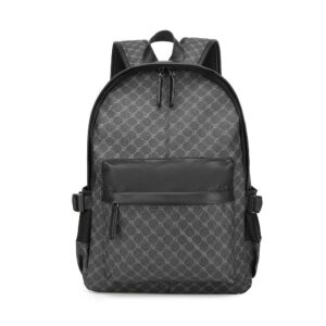 Business PU leather Travel Leisure Student large capacity men’s laptop backpack school bags