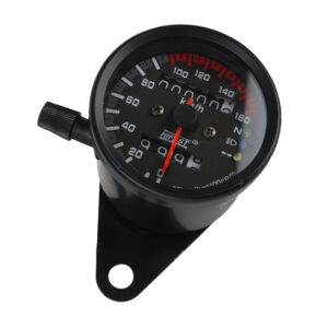 Universal with LED Signal Light Backlight Indicator for Cafe Racer Motorbike Motorcycle Speedometer 12V Odometer Gauge