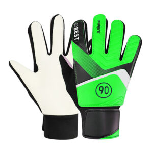 Goalkeeper Gloves Latex Support Goal Keeper Gloves Full Finger Protection Anti-Slip Waterproof Breathable for Kids Adults