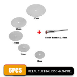 5/6Pcs Mini Circular Saw Blade Electric Grinding Cutting Disc Rotary Tool for Dremel Metal Cutter Power Tool Wood Cutting Discs