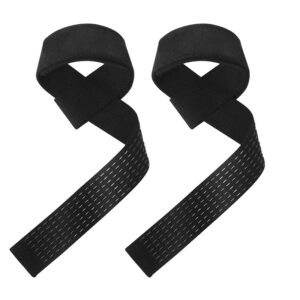 Weightlifting Straps Anti-Slip Silicone Lifting Wrist Straps Strength Training Deadlifts Crossfit Hand Grips Wrist Support