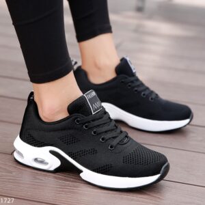 Carbon board running shoes, ultra light shock absorption sports shoes, summer women’s shoes, full palm air cushion running shoes