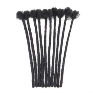 Synthetic 8Inch Handmade Dreadlocks 10strands Locs Hip-Hop Style Braids Hair Extension Crochet Hair for Men Women