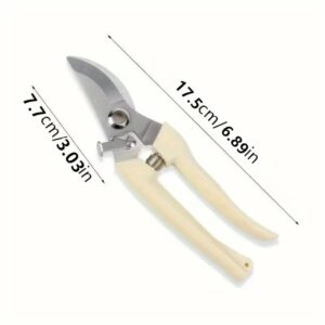 1PC Stainless Steel Pruning Scissors Cutting Multifunctional Flower Tree Branch Bypass Garden Pruner Hand Shear Clipper Tool