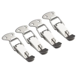 4PCS Toggle Latches Spring Loaded Clamp Clip Case Box Latch Catch Toggle Tension Lock Lever Clasp Closures Crate Lock Snap