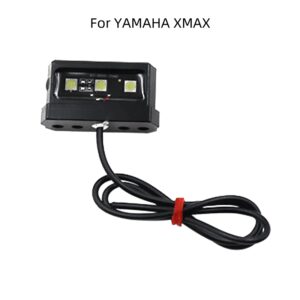 For YAMAHA XMAX X-MAX 125 250 400 Motorcycle Adjustable Rear Tail Tidy License Plate Holder Bracket LED Light Accessories