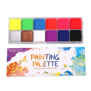 New Face Body Painting Make Up Kids Face Flash Tattoo Art Halloween Party Body Make Up Dress Beauty Paint Palette Taotai