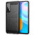lthmy for Huawei Y7A Case Carbon Fiber TPU Soft Silicone Back Cover Armor Phone Case Casing