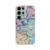 For Samsung Galaxy S24 Ultra Case Soft Blue Light Oil Painting Flower Silicone Anti Shock for Galaxy S24 Ultra 5G Back Cover