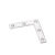 4/10 Pcs Stainless Steel Angle Plate Corner Brace L Shaped Flat Repair Bracket Connector Furniture Fixing Hardware