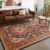 VIKAMA Retro Crystal Pile Carpet Living Room Sofa Tea Table Floor Mat Bedroom Bedside Rug Non-Slip Absorbent Carpet
